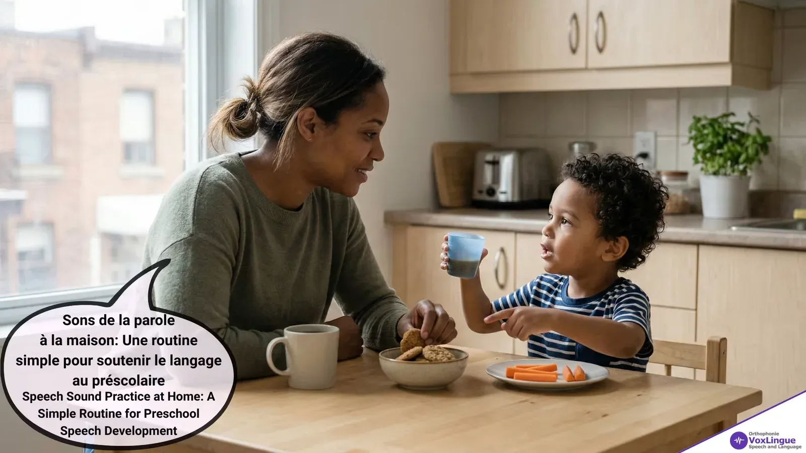 Speech Sound Practice at Home: A Simple Routine for Preschool Speech Development | Sons de la parole à la maison: Une routine simple pour soutenir le langage au préscolaire
