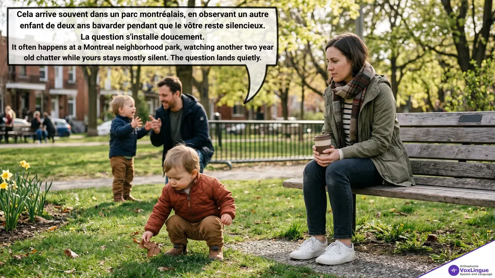 A Common Moment at the Park | Un moment fréquent au parc