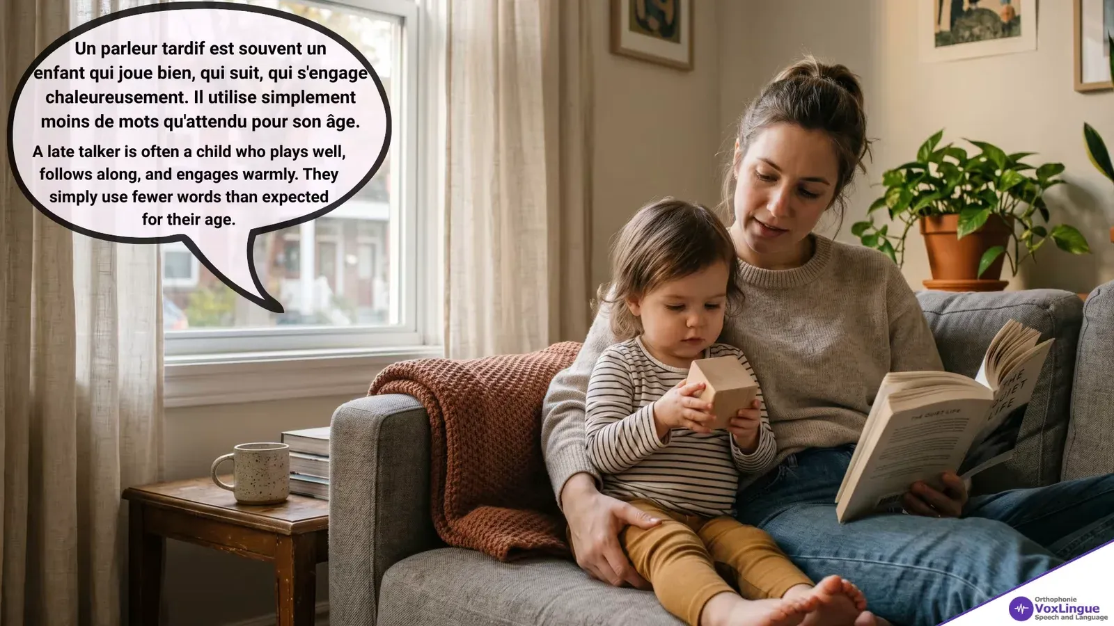 A Child Who Connects, With Fewer Words | Un enfant qui se connecte, avec moins de mots
