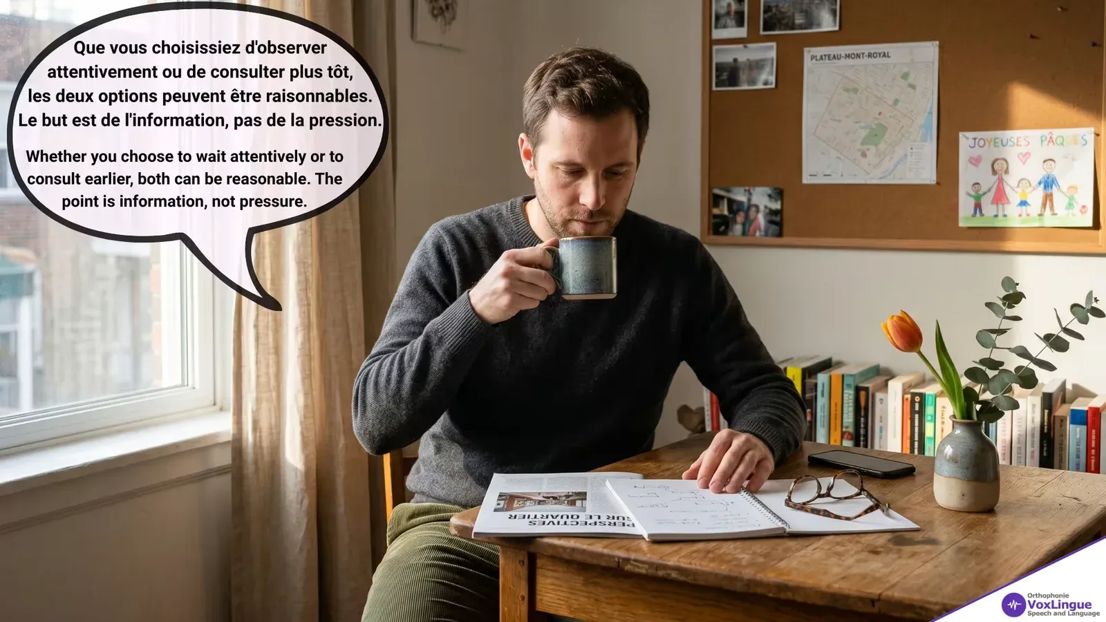 A Calm Decision, Not an Urgent One | Une décision calme, pas urgente