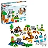 Duplo wild animals building set with zoo animals and trees