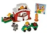 Little People farm play set with barn, tractor, figures and animals